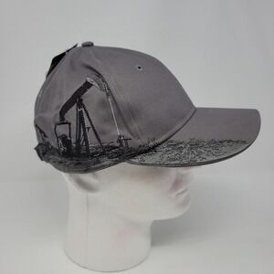 Dri Duck OIL FIELD Industry Series‎ Hat Adjustable Grey Embroidered 100% Cotton